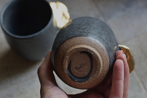 Gold Wing Matte Charcoal Cup // SOLD OUT