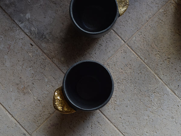 Gold Wing Matte Charcoal Cup // SOLD OUT