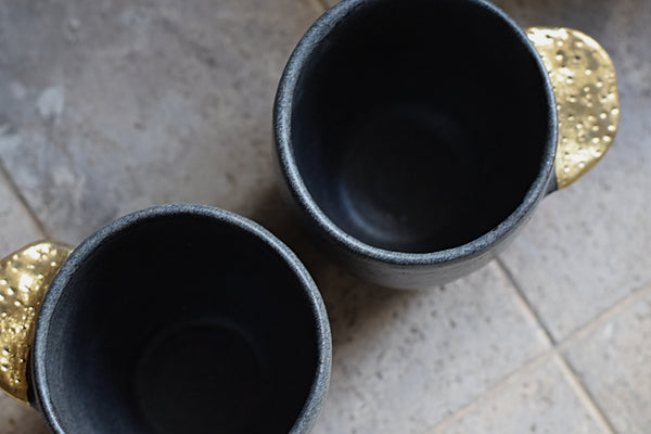 Gold Wing Matte Charcoal Cup // SOLD OUT