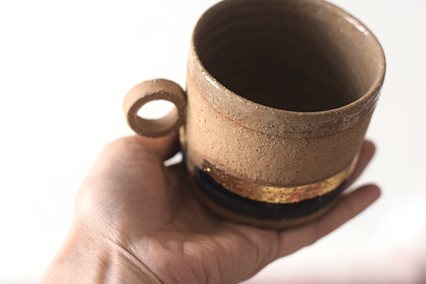 OKO Fine brushed line // Graphic mug