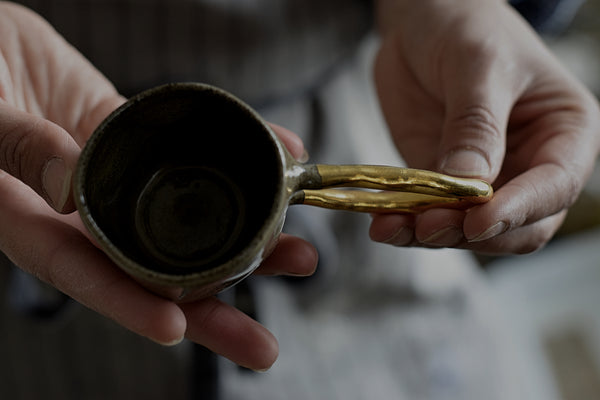 Hand-pinched Grey Espresso