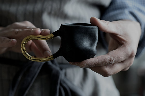 Hand-pinched Black Espresso