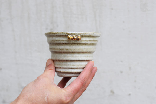 Textured espresso cup