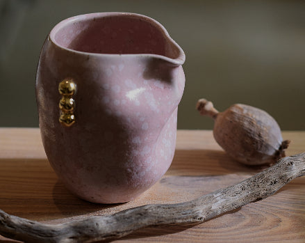 Pink Crystal Milk Pitcher Mini