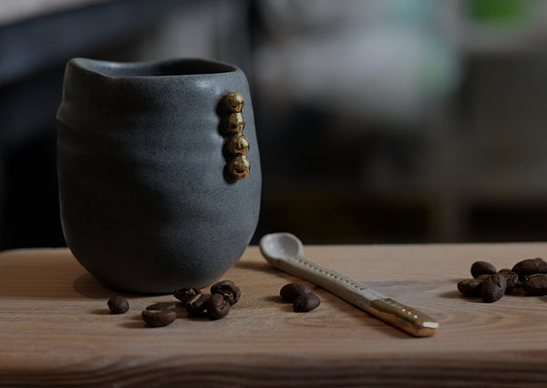 Pearl Espresso Cup Blue pebble