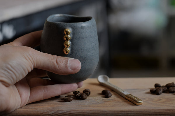 Pearl Espresso Cup Blue pebble