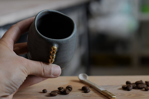 Pearl Espresso Cup Blue pebble