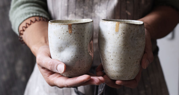 Curvy wobbly tea cup