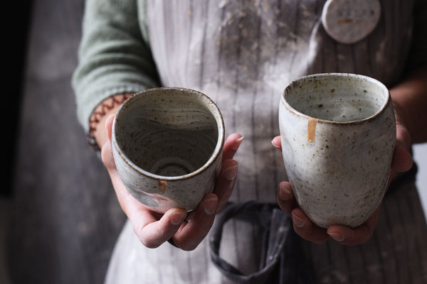 Curvy wobbly tea cup