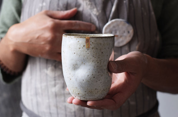 Curvy wobbly tea cup