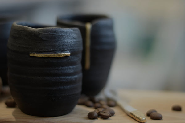 Wobbly Gold line Espresso Black #2