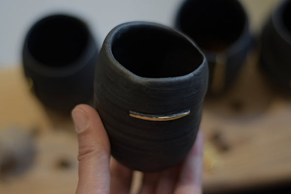 Wobbly Gold line Espresso Black #2