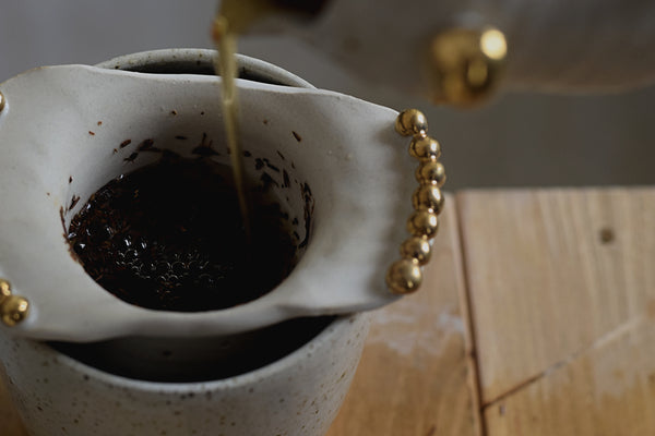 Pearl ring Tea Strainer