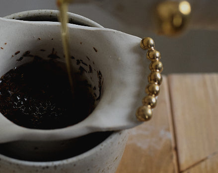 Pearl ring Tea Strainer