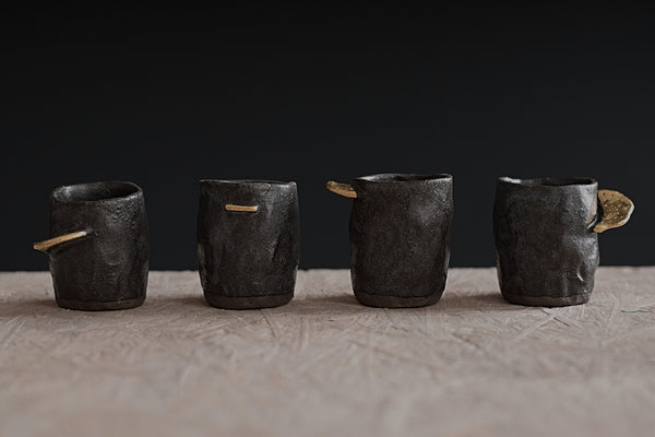 Gold wing Gray Espresso Cup // SOLD OUT