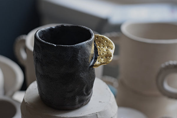 Gold wing Gray Espresso Cup // SOLD OUT