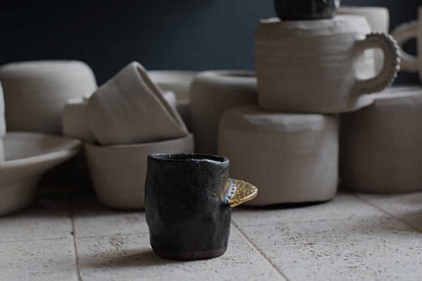 Gold wing Gray Espresso Cup // SOLD OUT