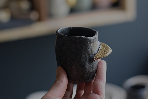 Gold wing Gray Espresso Cup // SOLD OUT