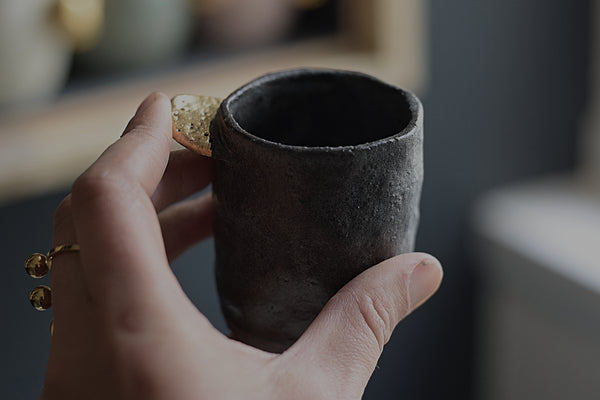 Gold wing Gray Espresso Cup // SOLD OUT