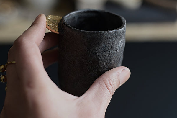 Gold wing Gray Espresso Cup // SOLD OUT