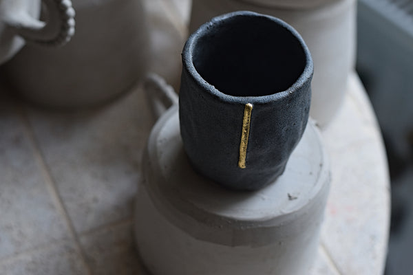 Gold line Gray Espresso Cup #4