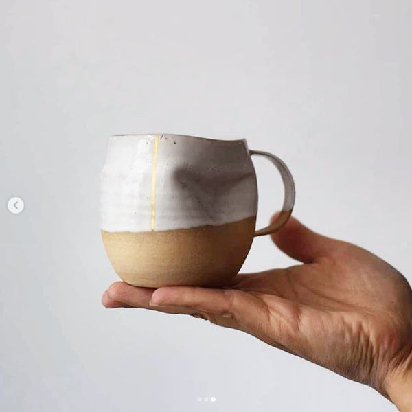 Wobbly Mug & Gold Line