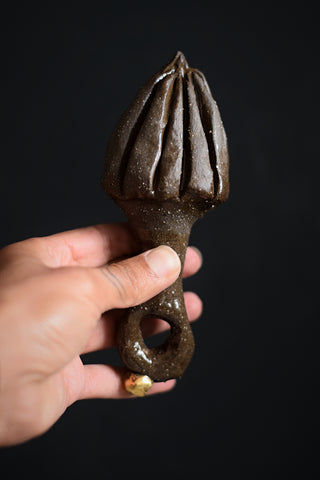 LEMO // Dark chocolate  lemon squeezer w/ gold pearl