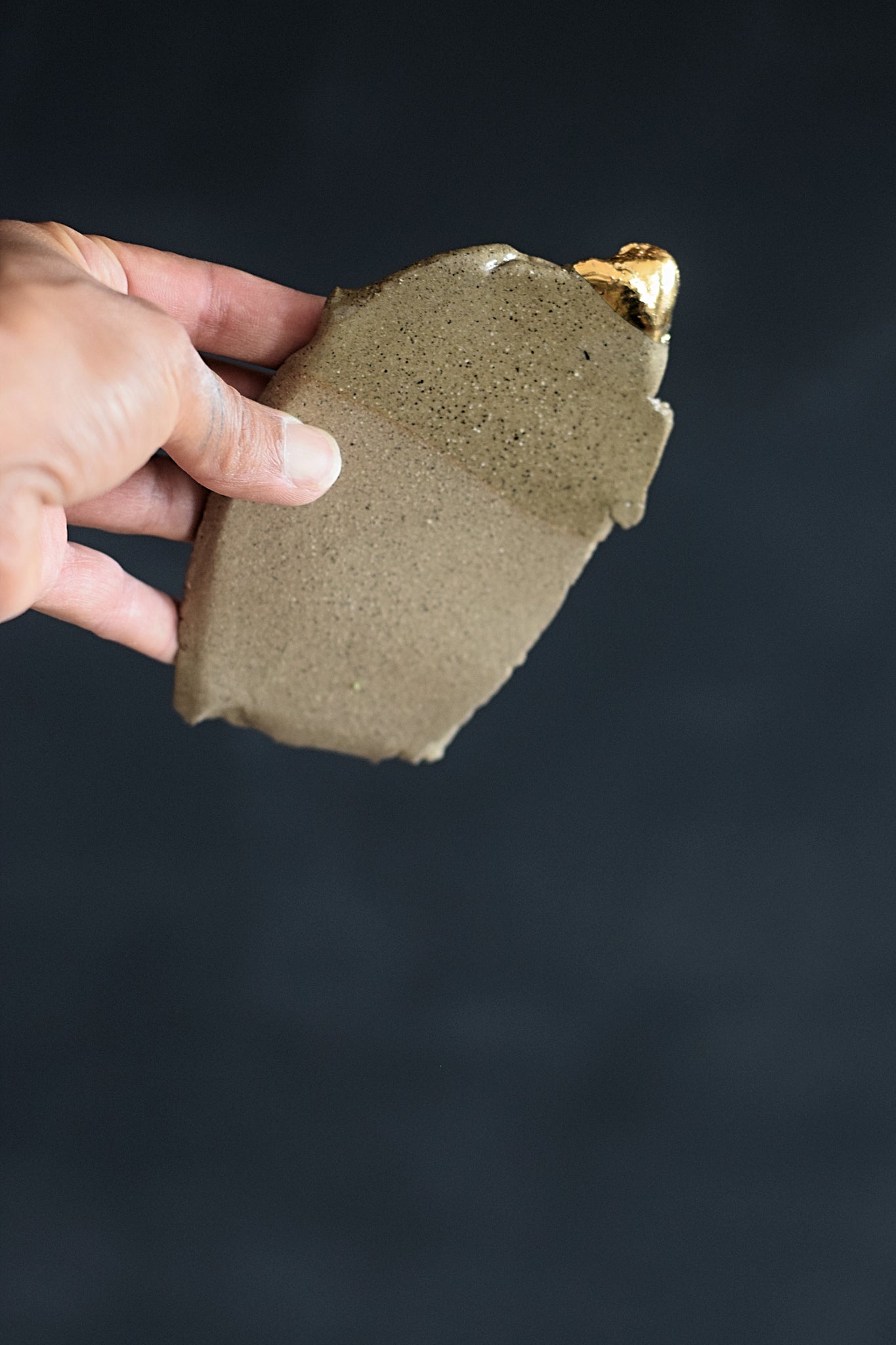 LUNA // Indian summer soap holder w/ gold edge #3