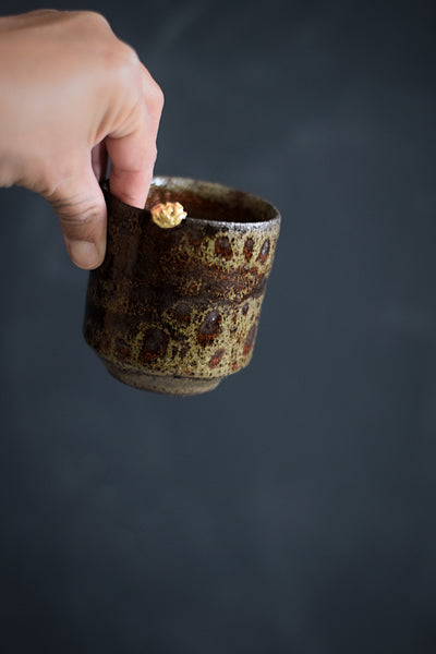 MATCHA // Brown brick Teacup w/ pépite 200ml