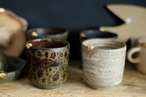 MATCHA // Brown brick Teacup w/ pépite 200ml