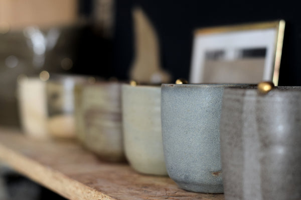 MAMATCHAS // Eggshell matt Teacup w/ pépite 200ml