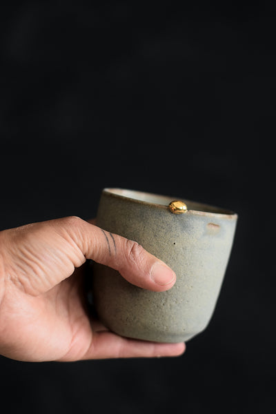 MAMATCHAS // Washed blue # 2 Teacup w/ pépite 200ml
