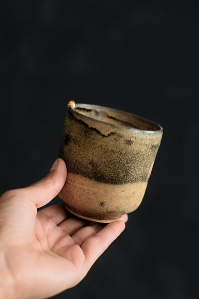 MAMATCHAS // Washed brown Teacup w/ pépite 200ml