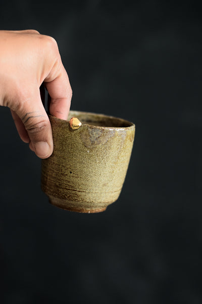 MAMATCHAS // Old green Teacup w/ pépite 200ml