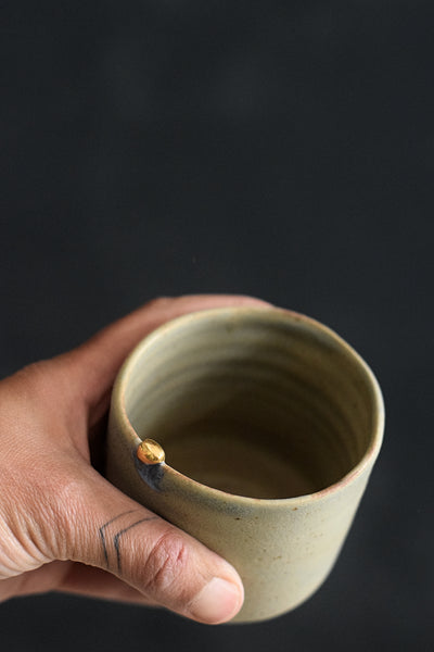 MAMATCHAS // Washed green Teacup w/ pépite 200ml