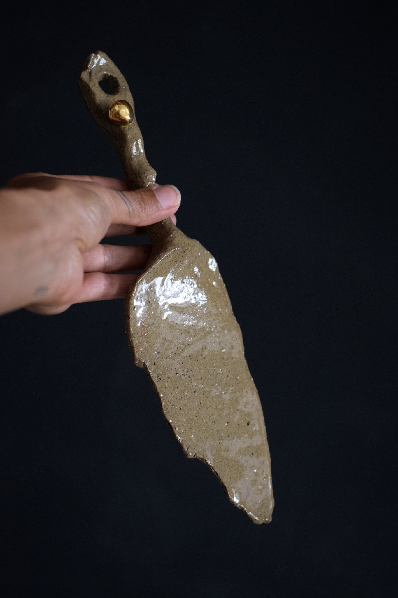FANY // Indian summer cake shovel w/ gold pearl #2