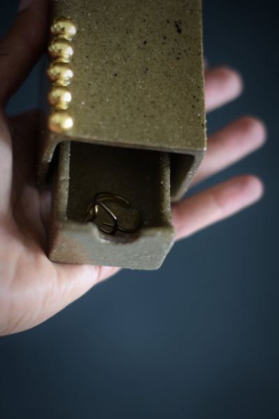 ALI // Indian summer matches box w/ gold pearls #3