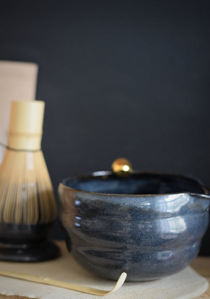 SIA // Midnight blue Matcha set w/ Chasen & Chawan