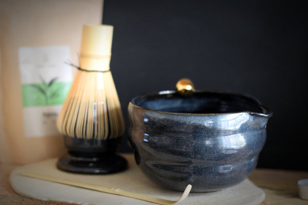 SIA // Midnight blue Matcha set w/ Chasen & Chawan