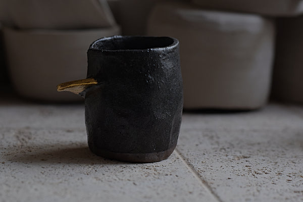 Gold wing Gray Espresso Cup