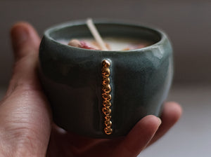 Reusable ceramic soy candle/cup #2