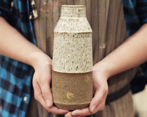 Stoneware Vase Bottle
